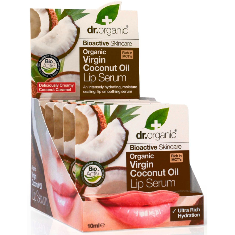 Dr Organic Virgin Coconut Oil Lip Serum 10ml Netoteket