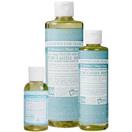 Dr. Bronner’s Baby Unscented PureCastile Liquid Soap 236ml EKO Netoteket
