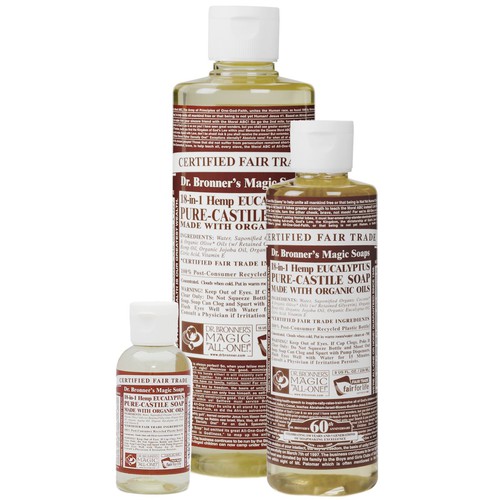 Dr. Bronner’s Eucalyptus PureCastile Liquid Soap 59ml EKO Netoteket