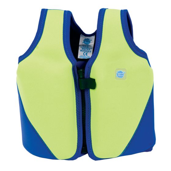 Splash About Flytande Simväst Learn To Swim Float Jacket Lime/Blue